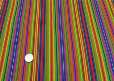 More Stripes cotton poplin multicolor fabric with stripes
